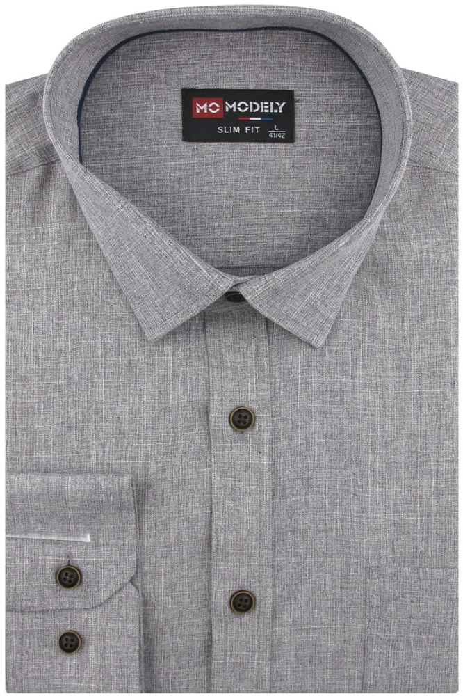 Lniana-Koszula-Męska-Codzienna-Casual-szara-z-długim-rękawem-w-kroju-SLIM-FIT-IMG_5187.JPG