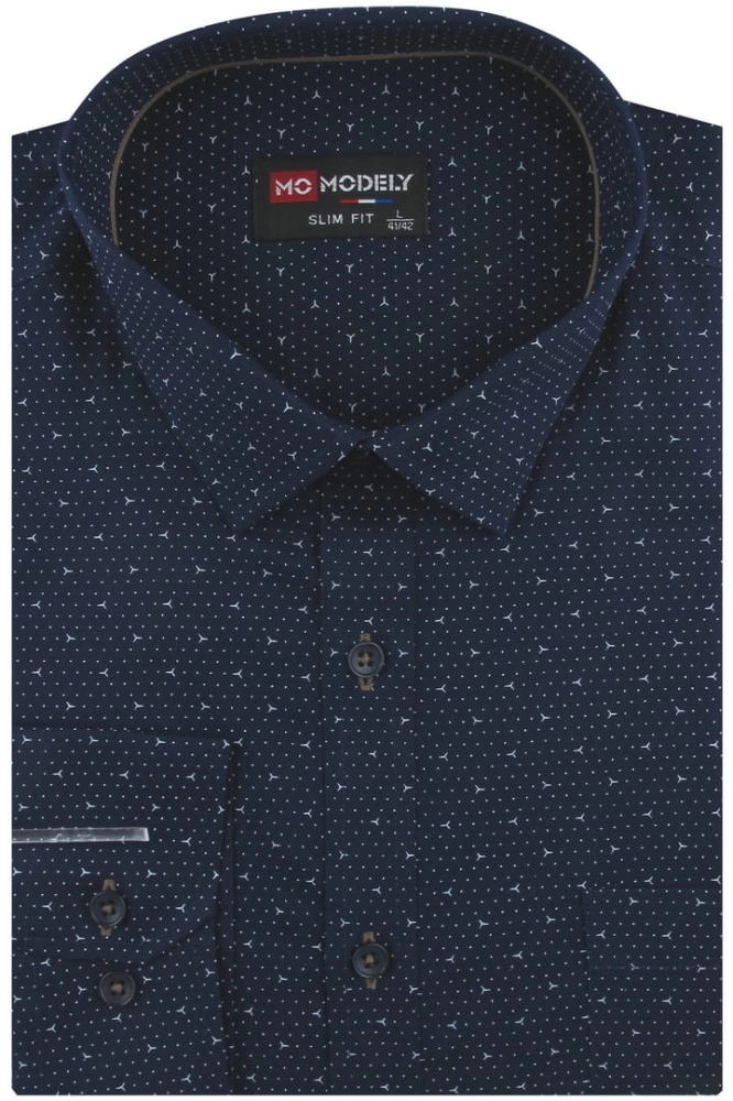 Koszula-Męska-Elegancka-Wizytowa-do-garnituru-granatowa-we-wzorki-z-długim-rękawem-w-kroju-SLIM-FIT-IMG_5265.JPG