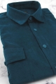 Koszula-Męska-Sztrukowa-Codzienna-Casual-gładka-ciemna-turkusowa-z-długim-rękawem-w-kroju-REGULAR-IMG_5595.JPG