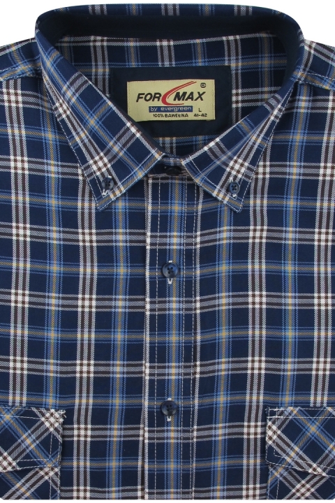 Duża-Koszula-Męska-Codzienna-Casual-granatowa-w-kratę-z-długim-rękawem-Duże-rozmiary-IMG_5698.JPG