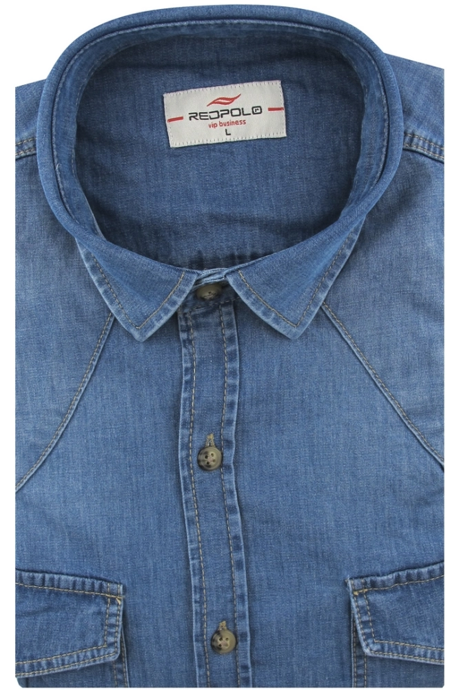 Koszula-Męska-Jeansowa-Dżinsowa-Casual-gładka-granatowa-z-długim-rękawem-w-kroju-SLIM-FIT-IMG_6060.JPG