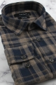 Flanelowa-Koszula-Męska-Codzienna-Casual-beżowa-w-kratę-z-długim-rękawem-w-kroju-REGULAR-IMG_6081.JPG
