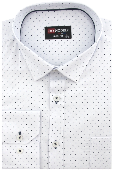 Koszula-Męska-Elegancka-Wizytowa-do-garnituru-biała-we-wzorki-z-długim-rękawem-w kroju-SLIM-FIT-IMG_6691.JPG
