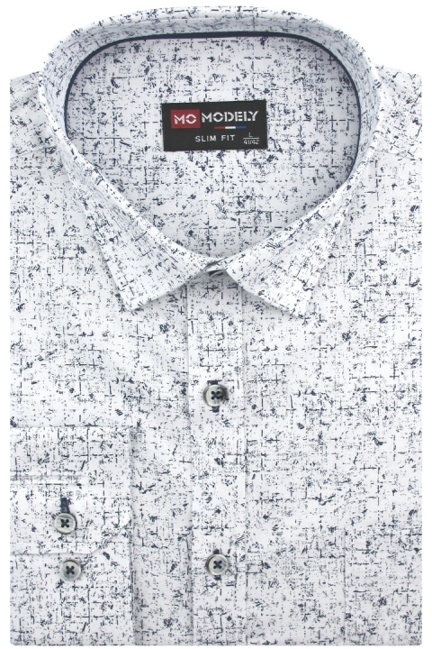 Koszula-Męska-Elegancka-Wizytowa-do-garnituru-biała-we-wzorki-długim-rękawem-w-kroju-SLIM-FIT-IMG_7654.JPG