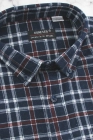 Flanelowa-Koszula-Męska-Codzienna-Casual-gładka-granatowa-w-kratkę-z-długim-rękawem-w-kroju-REGULAR-IMG_8122.JPG