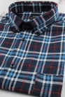 Flanelowa-Koszula-Męska-Codzienna-Casual-gładka-granatowa-w-kratkę-z-długim-rękawem-w-kroju-REGULAR-IMG_8133.JPG