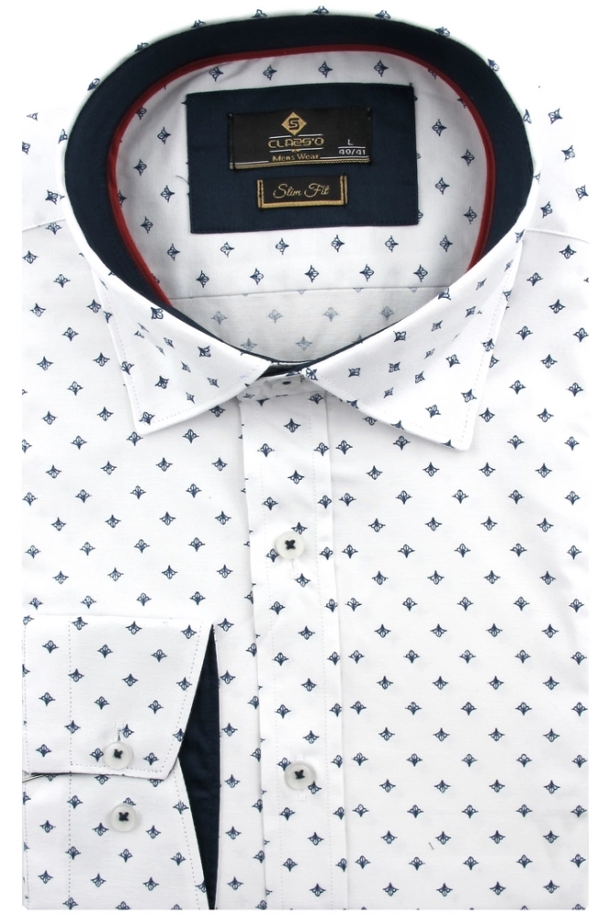 Koszula-Męska-Elegancka-Wizytowa-do-garnituru-biała-we-wzorki-z-długim-rękawem-w-kroju-SLIM-FIT-IMG_8286.JPG