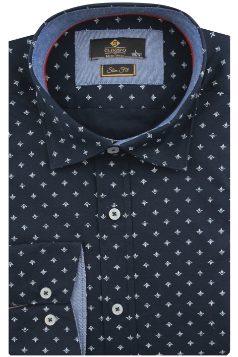 Koszula-Męska-Elegancka-Wizytowa-do-garnituru-granatowa-we-wzorki-z-długim-rękawem-w-kroju-SLIM-FIT-IMG_8294.JPG