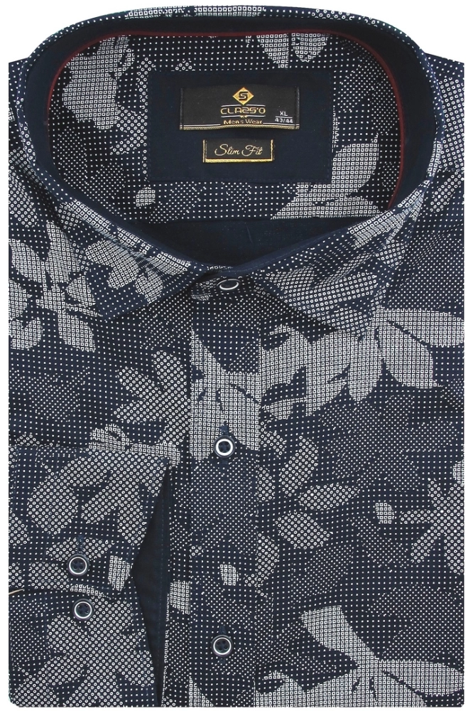 Koszula-Męska-Elegancka-Wizytowa-do-garnituru-granatowa-w-kwiatki-z-długim-rękawem-w-kroju-Slim-Fit-IMG_8877.JPG