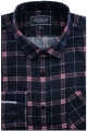 Flanelowa-Koszula-Męska-Codzienna-Casual-granatowa-w-krate-z-długim-rękawem-w-kroju-REGULAR-IMG_8922.JPG