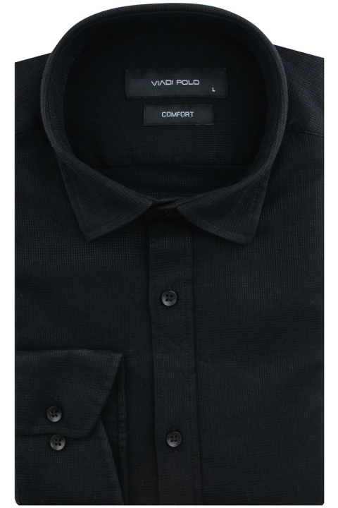 Koszula-Męska-Codzienna-Casual-gładka-czarna-długim-rękawem-w-kroju-SLIM-FIT-IMG_9193.JPG