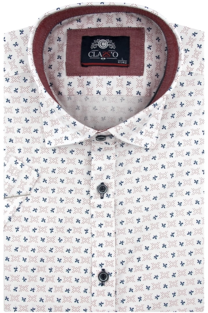 Koszula-Męska-Elegancka-Wizytowa-do-garnituru-biała-we-wzorki-z-krótkim-rękawem-w-kroju-SLIM-FIT-IMG_3846.JPG