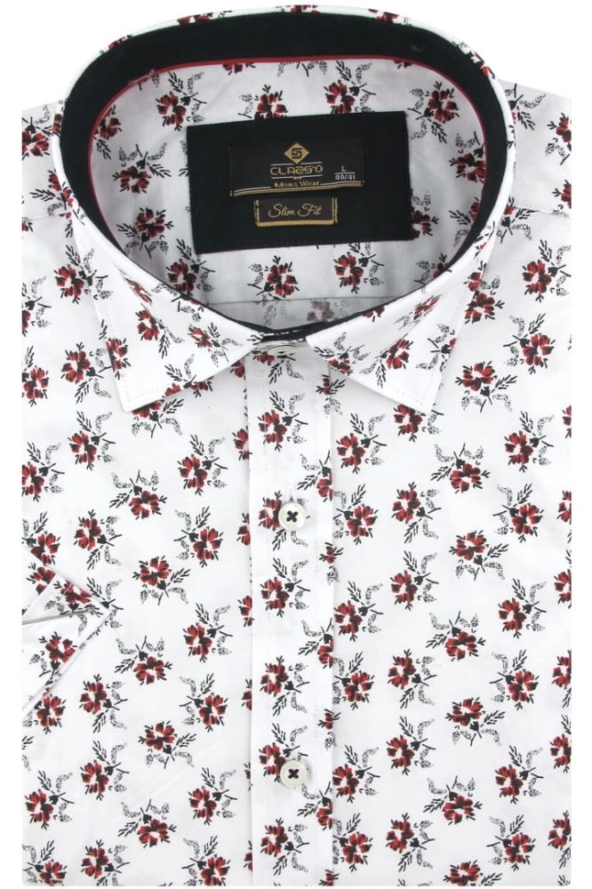 Koszula-Męska-Elegancka-Wizytowa-do-garnituru-biała-w-kwiatki-z-krótkim-rękawem-w-kroju-SLIM-FIT-IMG_3838.JPG