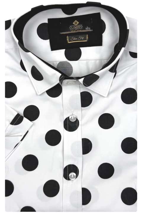 Koszula-Męska-Elegancka-biała-w-kropki-z-krótkim-rękawem-IMG_0838.JPG