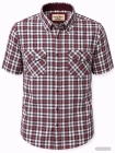 Koszula Męska Casual Bordowa w Kratę Regular Formax