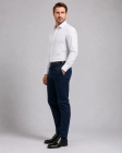 Koszula Męska Elegancka Biała w Kropki Duże rozmiary Laviino