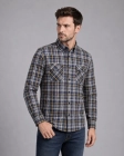 Koszula Męska Flanelowa Casual Granatowa w Kratę REGULAR Formax