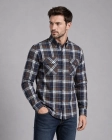 Koszula Męska Casual Brązowa w Kratę Regular Formax