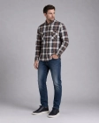 Koszula Męska Casual Zielona w Kratę Regular Formax