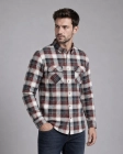Koszula Męska Casual Bordowa w Kratę Regular Formax