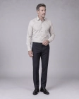 Koszula Męska Elegancka Biała we wzorki Regular Viadi Polo