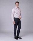 Koszula Męska Elegancka Biała we Wzorki Regular Viadi Polo