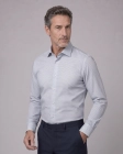 Koszula Męska Elegancka Biała we Wzorki Regular Viadi Polo
