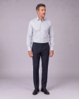Koszula Męska Elegancka Biała we Wzorki Regular Viadi Polo