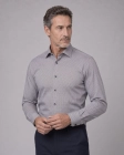 Koszula Męska Elegancka Szara we Wzorki Regular Viadi Polo