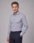 Koszula Męska Elegancka Biała we Wzorki Regular Viadi Polo