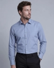 Koszula Męska Elegancka Gładka Niebieska Regular Formax