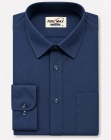Koszula Męska Elegancka Gładka Granatowa Regular Formax
