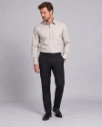 Koszula Męska Elegancka Gładka Szara Regular Formax
