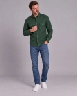 Koszula Męska Flanelowa Casual Zielona Regular Formax