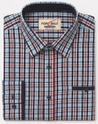 Koszula Męska Casual Granatowa w Kratę Regular Formax