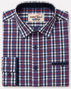 Koszula Męska Casual w Kratę Regular Formax L342