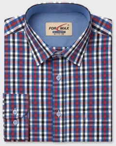 Koszula Męska Casual w Kratę Regular Formax L343