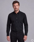 Koszula Męska Elegancka Gładka Czarna Duże rozmiary Formax