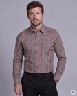 Koszula Męska Casual Bordowa w Kratę Regular Formax