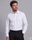Koszula Męska Elegancka Gładka Biała Duże rozmiary Formax