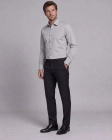 Koszula Męska Elegancka Gładka Szara Slim Fit Viadi Polo