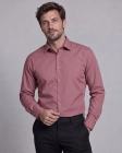Koszula Męska Elegancka Gładka Różowa Indyjski Róż Slim Fit Viadi Polo