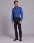 Koszula Męska Elegancka Gładka Chabrowa Slim Fit Viadi Polo