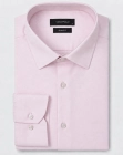 Koszula Męska Elegancka Gładka Różowa Pudrowy Róż Slim Fit Viadi Polo