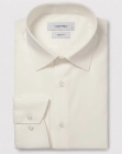 Koszula Męska Elegancka Gładka Ekri Ecru Slim Fit Viadi Polo
