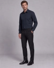 Koszula Męska Elegancka Gładka Grafitowa Slim Fit Viadi Polo