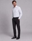 Koszula Męska Elegancka Biała we Wzorki Slim Fit Viadi Polo