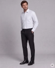Koszula Męska Elegancka Biała we Wzorki Regular Viadi Polo