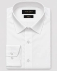 Koszula Męska Elegancka Gładka Biała Slim Fit Viadi Polo