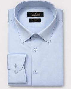 Koszula Męska Elegancka Błękitna Regular Viadi Polo L451